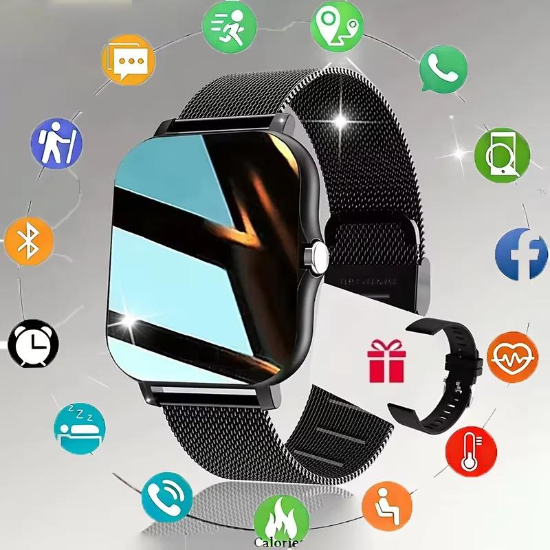 New Full Touch Screen Smart Watch for Men Women Gift Sports Fitness Watch Bluetooth Call Digital Smartwatch