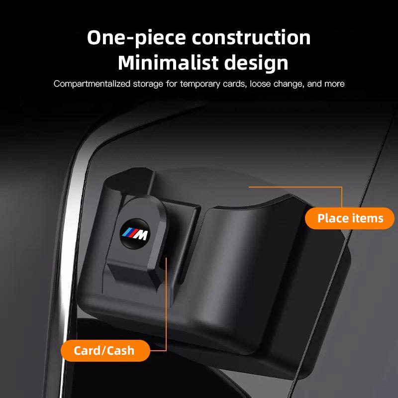 LLIT4 BMW Car Vent Storage Box Auto Organizer Glasses Key Card Car Accessories for M Performance F30 F40 F10 E90 F20 E46 E60 E70 E39