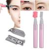 New Portable Electric Face Eyebrow Hair Body Blade Razor Shaver Remover Trimmer Beauty Pink