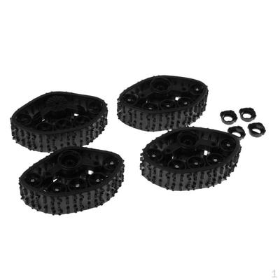Plastic Track Wheels for WPL 1/16 B-16 C-14 C-24 RC Car Truck