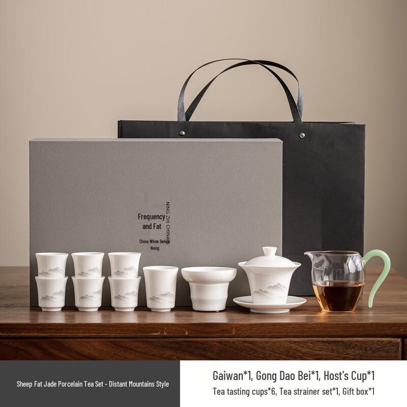 Darunyao White Porcelain Kung Fu Tea Gift Set