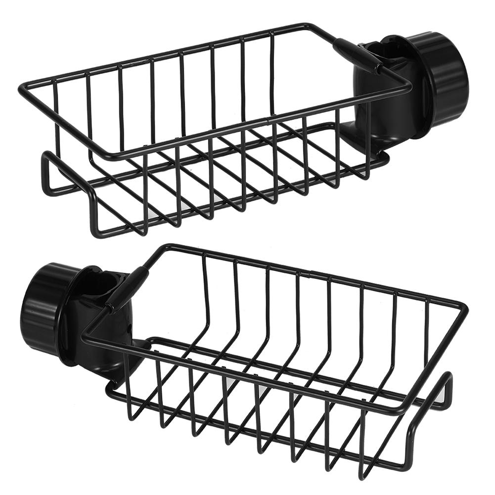 Küchenspüle Wasserhahn Schwamm Seife Aufbewahrung Organizer Tuch Abtropfgestell Halter Regal Badezimmer