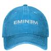 Berretti da Baseball Vintage Rapper Rap God Eminem Uomo Donna Usurati Lavati Copricapo Allenamenti all'Aperto Berretti con Vestibilità Regolabile Cappello