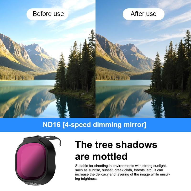 Kit de filtres pour objectif de drone pour Neo2 Filtre ND Kit Filtre ND8 ND16 ND32 Filtre CPL UV Filtre anti-reflets pour caméra Accessoires de drone