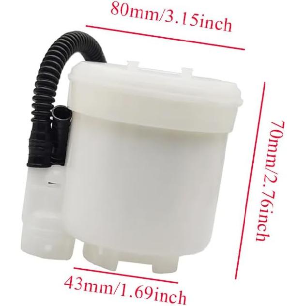 Fuel Filter, Fuel Filter Assembly, Engine Protection, Compatible with Toyota Corolla 1.6L 1.8L 2.0L Sedan 2006-2014, Replaces 77024-02120,
