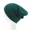 Solid Unisex Beanie Autumn Casual Soft Knitted Beanie Stretch Stretch Skull Hat Fashion Warm Hat Men Women Plain Daily Hat