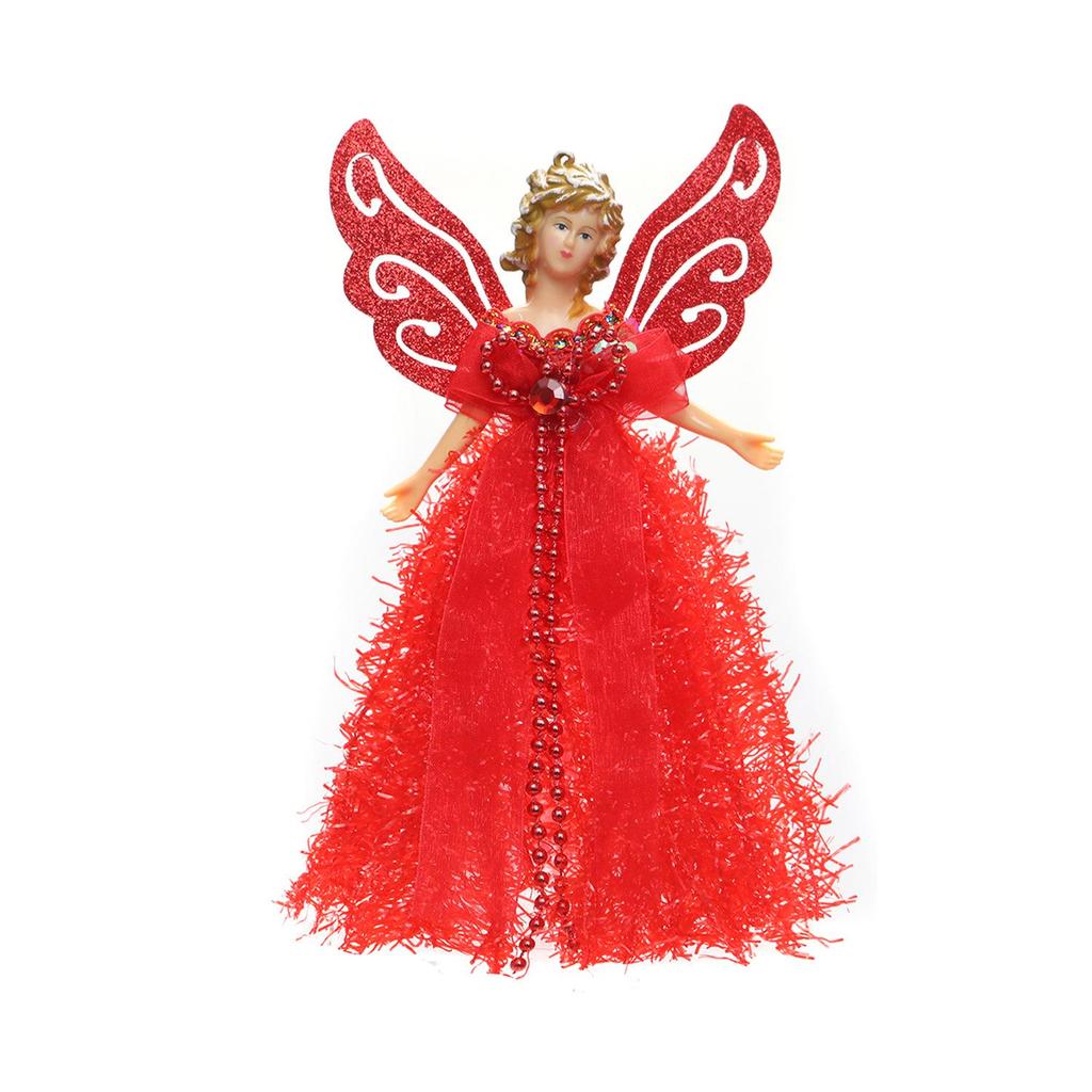 Cross-border Christmas Angel Home Ornaments - Standing Angel Tree Top Decoration