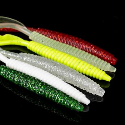5PCS 14cm Fishing Jig Lure PVC Artificial Lures Professional Fishing Soft Lures  Winter Fishing