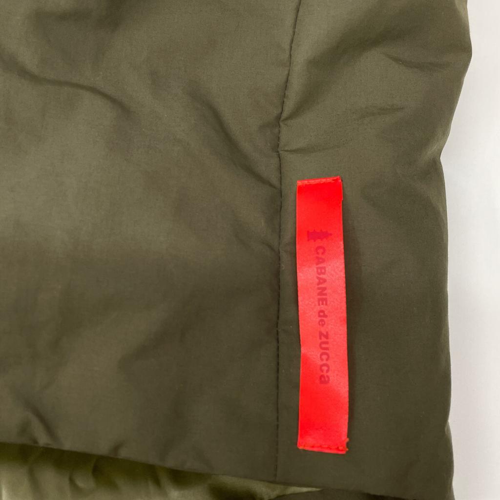 ZUCCa CZ94FA730 Khaki Long Down Jacket coat M khakiUsed