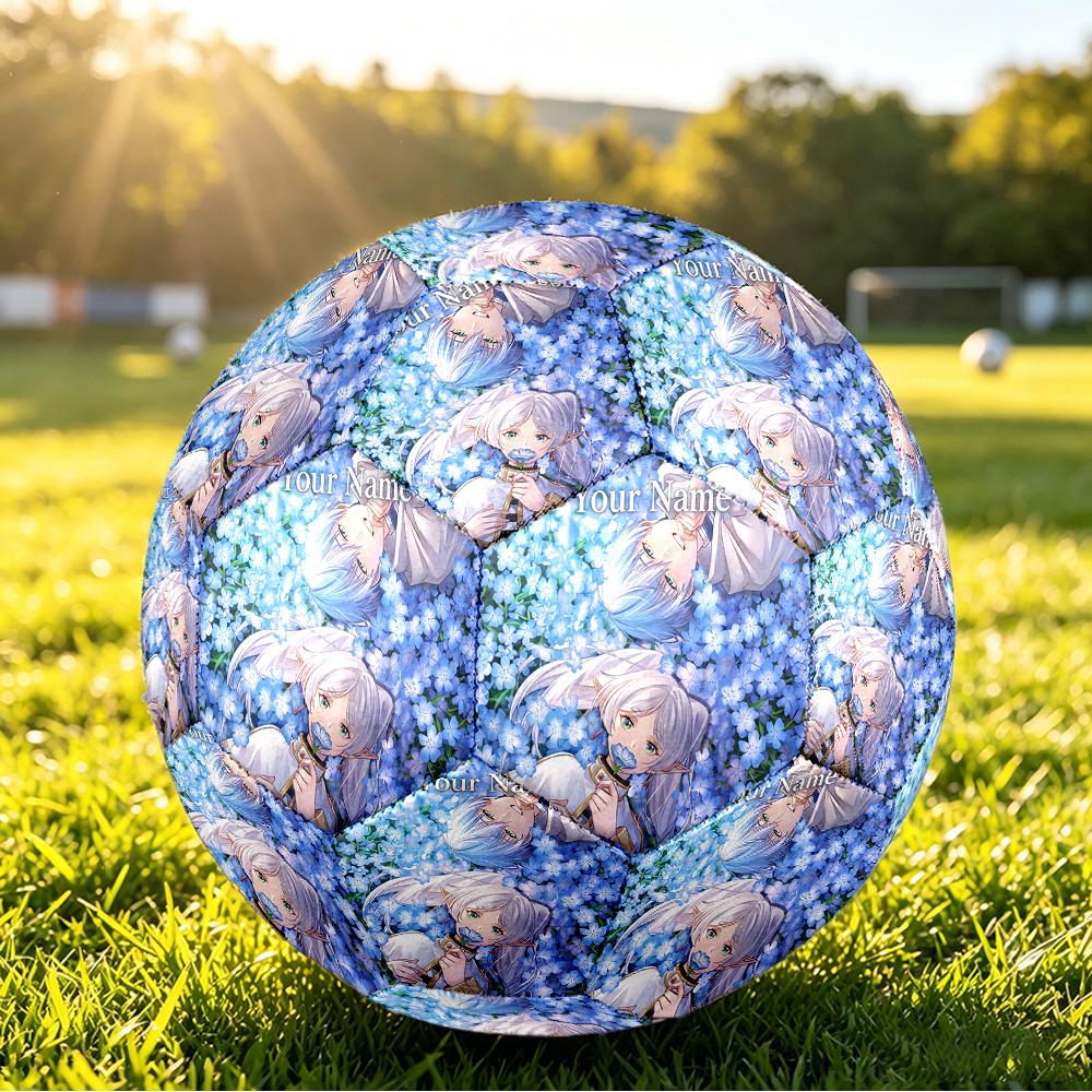 Size 5 FootballFrieren Beyond Journey's End Durable PU Soccer Ball for Sports Training Outdoor Competition