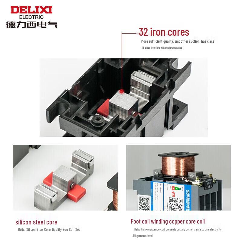 Delixi Electric CJX2s-1211 Household AC Contactor