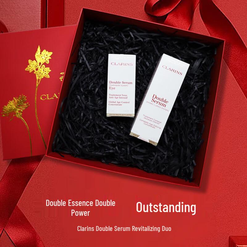 Clarins Double Serum & Eye Cream Skincare Set