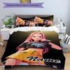 3pcs KPop Demon Hunters21 Cover Set - Personalized Name, HD Printed Bedding with 1 Cover and 2 Pillowcases - Perfect for Home Decor, Easy Care