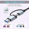 Type C HUB USB HUB USB 3.0 USB 2.0 TF / SD 5 Port Multi Splitter OTG For HUAWEI Aluminum Alloy USB 3.0 Hub for PC