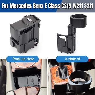 2116800014 Držák na kelímky do auta, držák na lahve do středové konzole pro Mercedes Benz W211 třídy E 2003-2008, autopříslušenství