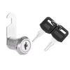 Drawer Lock with 2 Keys Heavy Duty Zinc Alloy Universal File Cabinet