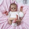 Nowy Styl 40cm Żywy Reborn Lalka Tink Tak Prawdziwa Jak Lalki Noworodki Nosi Jednokolorowe Pajacyki Miękki Materiałowy Korpus Symulacja Lalki Prezent Urodzinowy/Świąteczny dla Dziecka