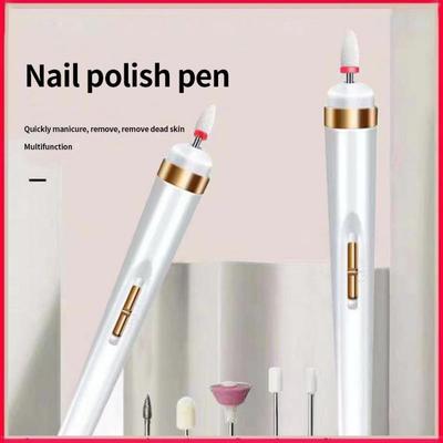 Taladro eléctrico profesional para uñas, juego de taladro para manicura y pedicura, juego de fresas, lima de uñas, equipo de pulido de 20000RPM