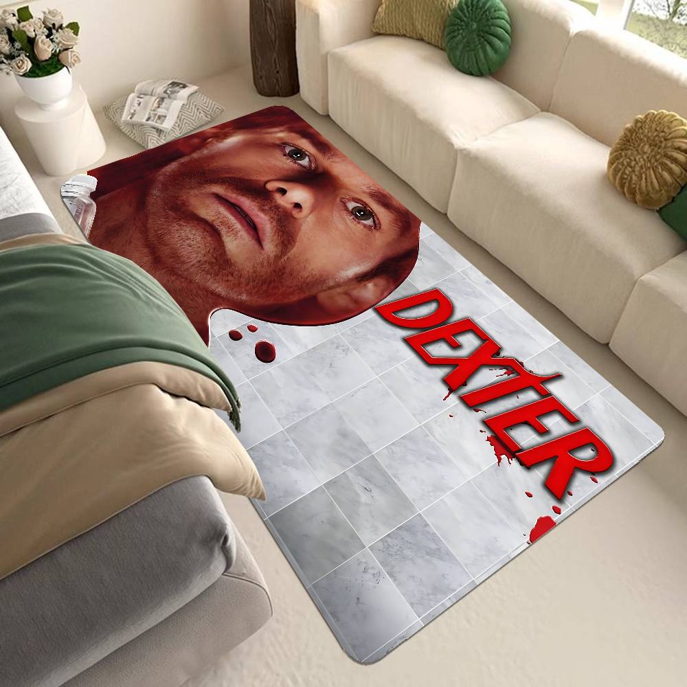 Classic Horror TV Dexter Door Mat Washable Non-Slip Living Room Sofa Chairs Area Mat Kitchen Doormat Area Rug