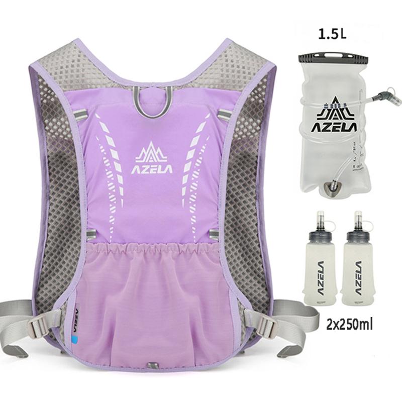 Outdoor Trail Running Backpack Ultralight Women Men Running Race Hydration Vest Marathon Bicycle Bag for Marathon Hiking Cycling