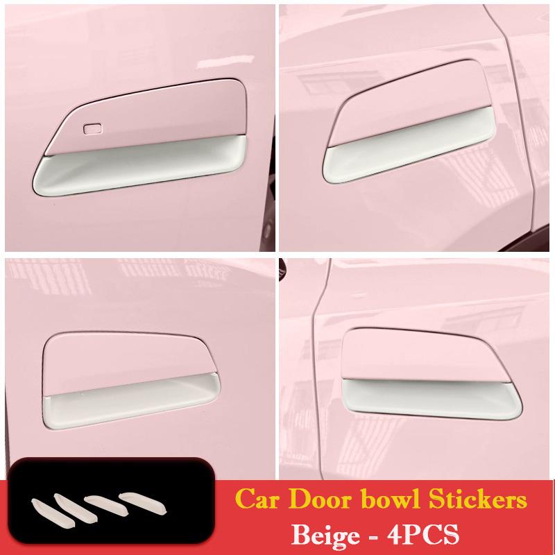 For BYD Seagull Dolphin Mini Surf ABS Car Door Handle Cover Door Bowl Protective Sticker Decoration Auto Styling Accessories