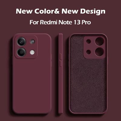 Husa Redmi Note 13 Pro 4G Husa din silicon lichid TPU moale pentru Xiaomi Redmi Note 13 Note13pro Plus Note13 Pro 5G Husa de telefon