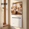 Animal Theme Daily Planner 2027 Pet Snapshot Wall Calendar, Spiral Binding Thickened Paper Monthly Cute Organizer Planner, 12 Month Desk Calendar for