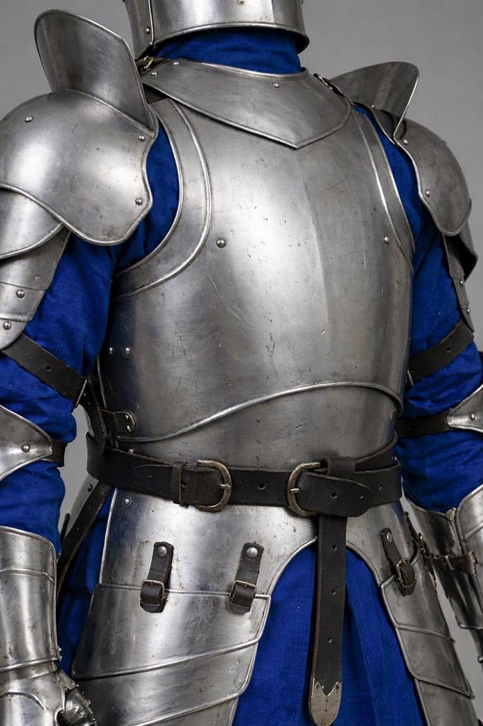 Full Body Barbuta Knight Armor 18 Gauge Steel Medieval Warrior Suit LARP Cosplay Reenactment Costume