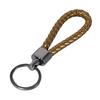 Schlüsselanhänger Lanyard Geflochtenes Seil Kunstleder Angenehmer Griff Schlüsselanhänger Aufhängeseil mit Zinklegierung Schnalle Schlüsselring