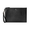 GG Marmont Silver Logo Leather Clutch Men Clutch Black 475317-0YK0N-1000