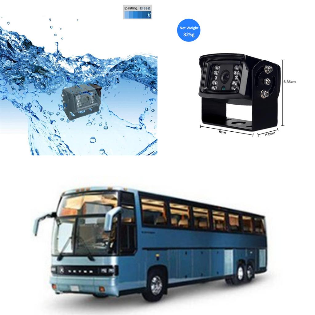 480P HD Rear View Reversing Backup CVBS Camera For Truck Vans Tralier Waterproof