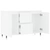 Sideboard White 101.5 X 35 X 70 Cm Engineered Wood