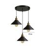 Nordic 3 Heads Chandelier Modern and Minimalist Restaurant Restaurant Designer Restaurant Industrial Style Commercial Lampshade