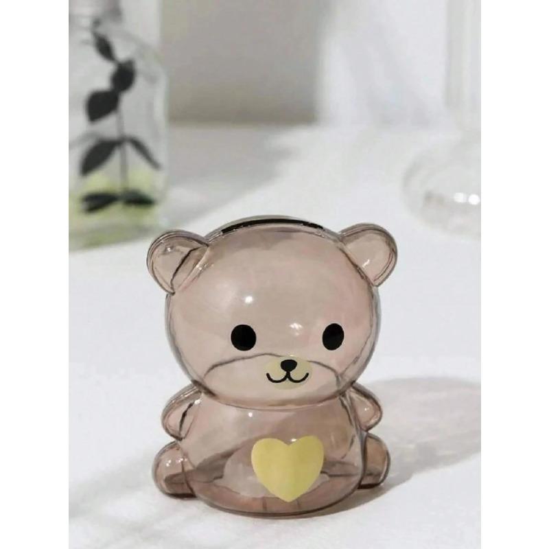 Plastic Children's Piggy Bank Candy Bank Change Bank Piggy Bank Transparent Creative Cartoon Piggy Bank Money Boxes Home Decor