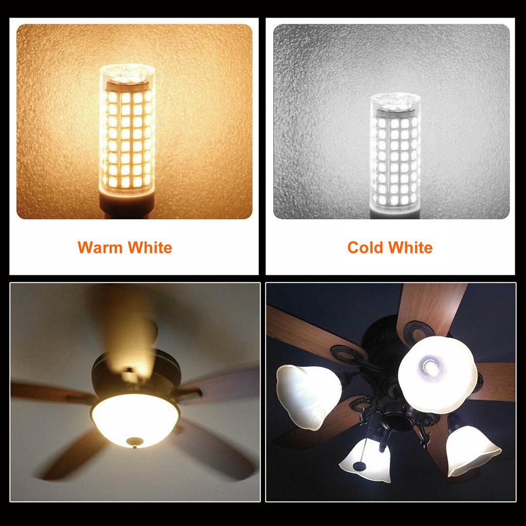 Dimmable LED Bulbs 15W 136LEDs E12 Bulb Light Corn 110V 220 Volt Nan Home Lighting Lights Decoration 360 Angle For Bedroom