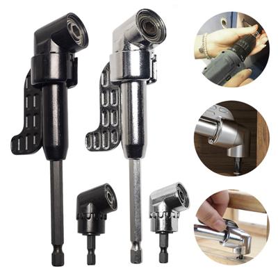 105-Degree Right Angle Drill Adapter Universal Corrosion Resistant Easy To Install Rotatable Hex Shank Driver Angle Drill Attachment