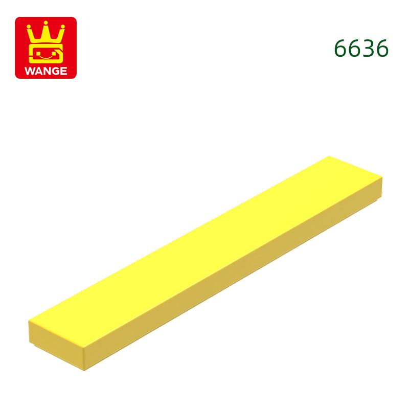 121Pcs/lot 6636 1x6 Tile Building Block Moc Classic Accessories Compatible with Brick Children Toys Gift Box