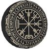 Vegvisir Runic Compass Spare Tire Cover Polyester Norse Viking Wheel Protector Decorative Outdoor Accessory