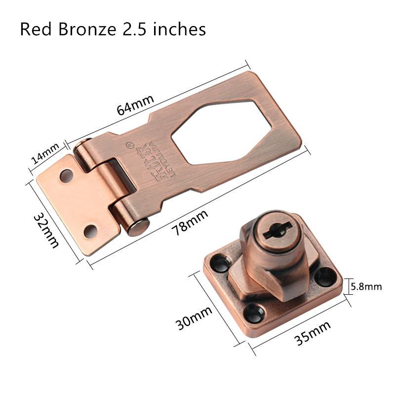 Stanzfrei mit Schloss, Schubladenschlösser, Briefkasten-Schließfach, Doppeltür-Schrankschloss, Büroschrank-Sicherheitskombinationsschloss