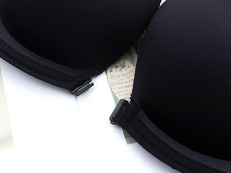 Women's Sexy Seamless Push-Up Bra: Wireless, Adjustable Front Buckle, Side Support, Beautiful Back Design