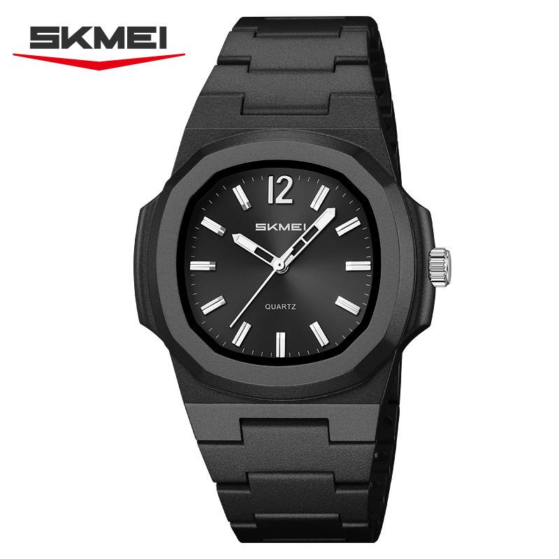 

skmei мужские часы модные квадратные кварцевые часы для улицы спорт студенческие часы стрелочные водонепроницаемые кварцевые часы