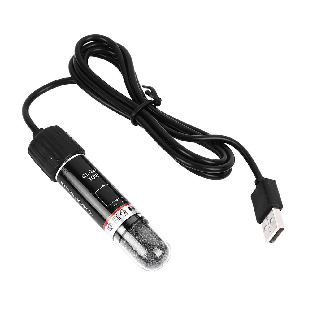 Small Aquarium Heater USB Heating Submersible Fish Tank Heater Low Voltage Constant Temperature