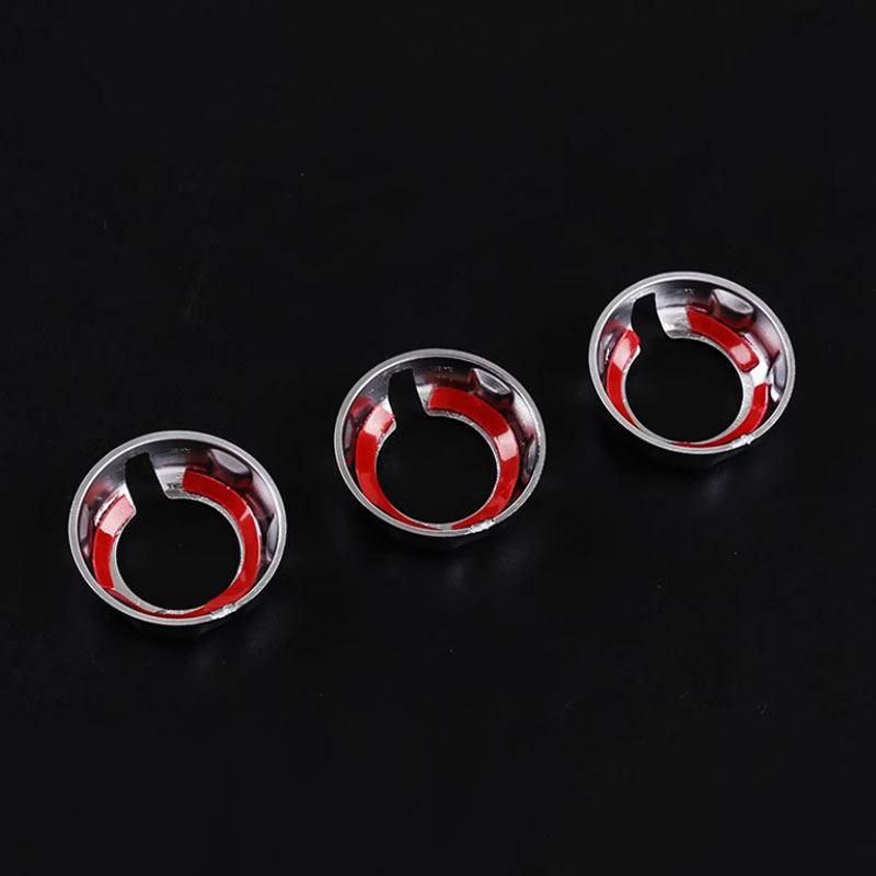 For Land Rover Discovery 4 LR4 2010 2011 2012 2013 2014 2015 2016 Car Interior Rear Headlight Top Of Head Knob Cover Trim Silver