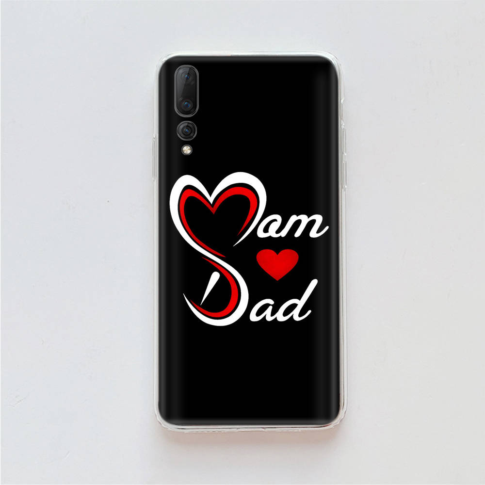 

Чехол TPU для мамы и папы для iPhone XR 7 8 14 15 11 12 13 X XS Pro Max Xiaomi Redmi 13C Note 9 Samsung A22 S23 S24 Ultra Plus VIVO Samsung A70 аэро