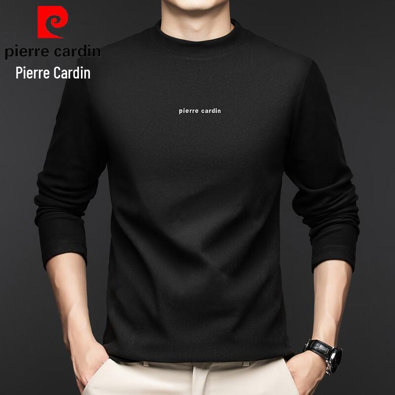 Pierre Cardin Men's Half-High Collar Thermal Long-Sleeve T-Shirt
