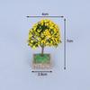 Dollhouse Mini Artificial Tree Willow Maple Tree Cherry Tree Model Ornaments Garden Decorations