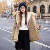 Fleece and thicker pie overcome women's medium and long winter cotton-padded clothes, winter new cotton-padded jackets, fashion cotton-padded jackets