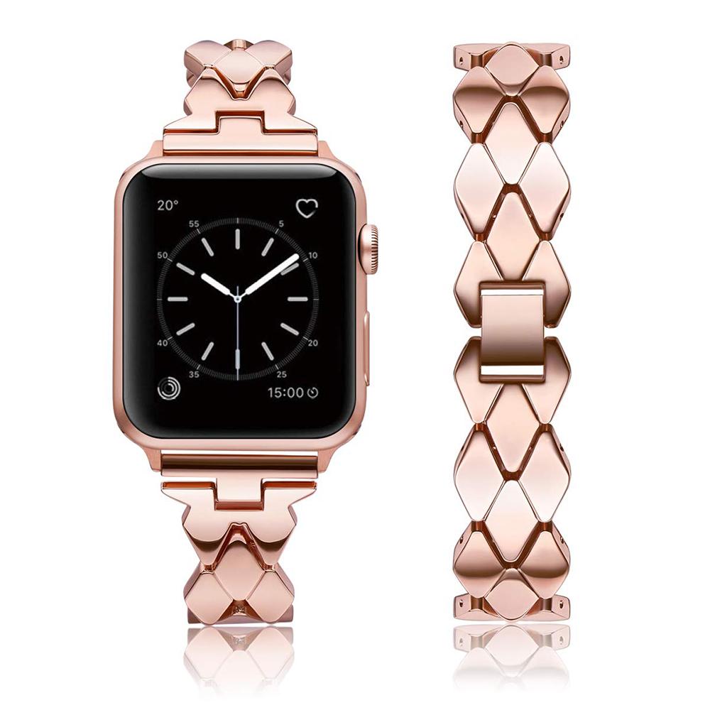 Stainless Steel Strap For Apple Watch 8 7 4 5 6 SE 45mm 41mm 44mm 40mm Metal Bracelets for Iwatch 3 38mm 42mm Watch Accessories