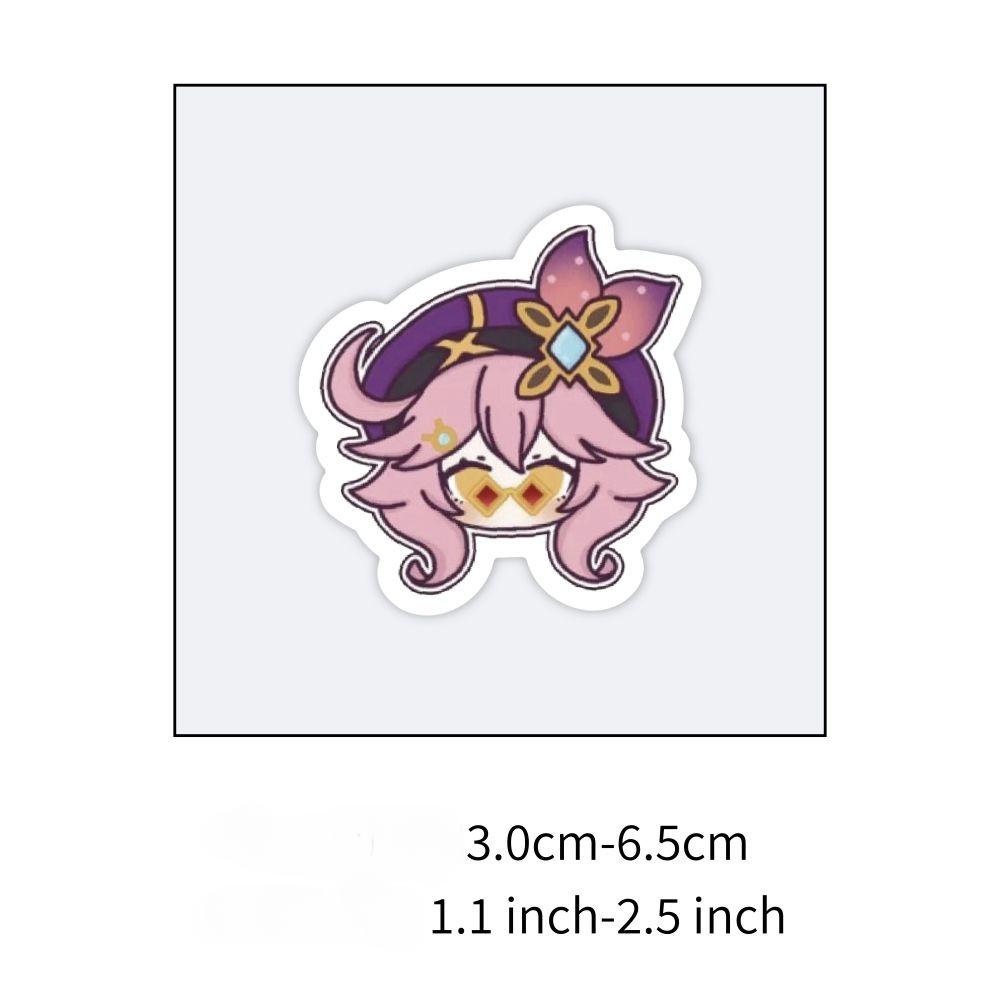 60PCS Genshin Impact Cyno Stickers, Peripheral Decorations for Handwritten Journals Desktop Decals, Student Notebook Decorations - Waterproof Stickers