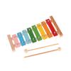 8 Keys Xylophone Toy Hand Knocking Glockenspiel Colorful Aluminum Plate Piano With Wooden Mallets Kids Musical Instrument Gift